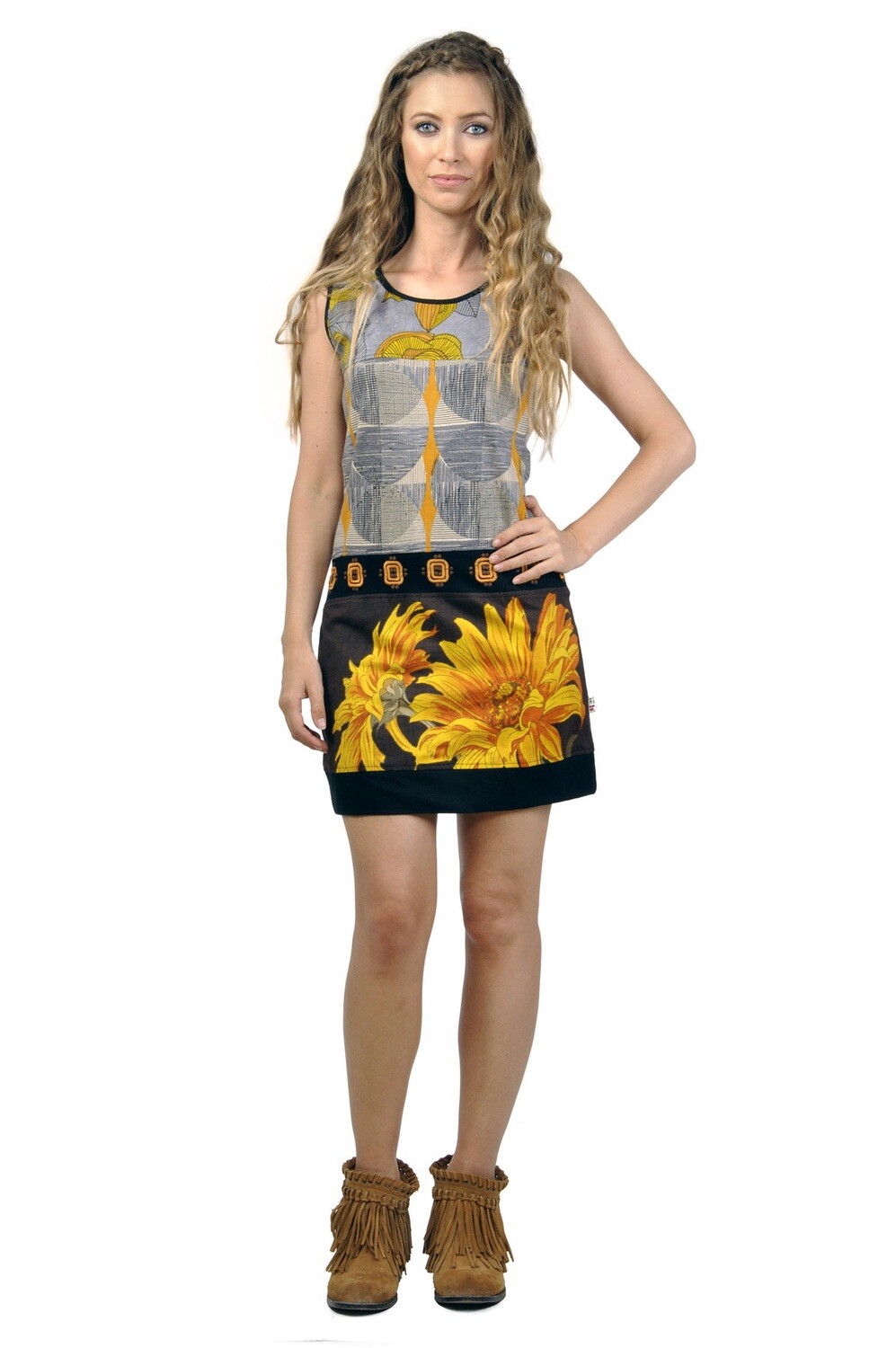 Savage Culture: Sexy Sunflower Dress Yovana SOLD OUT