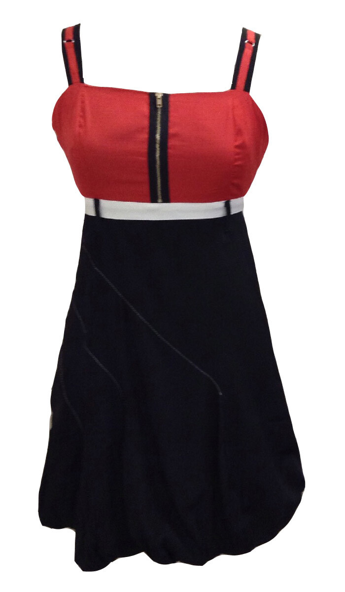 L33 Paris: Black Crimson Carnation Sundress SOLD OUT