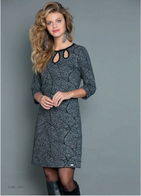 Maloka: Tulip Tears Jacquard Midi Dress (2 Left!)