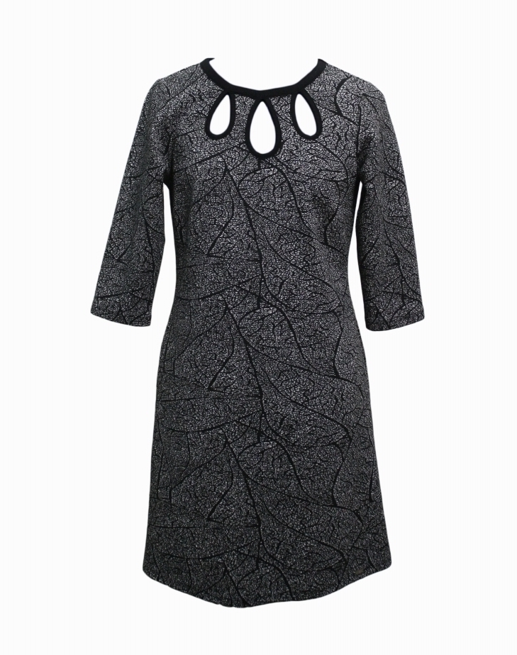 Maloka: Tulip Tears Jacquard Midi Dress (Hot Fave, It's Back!)