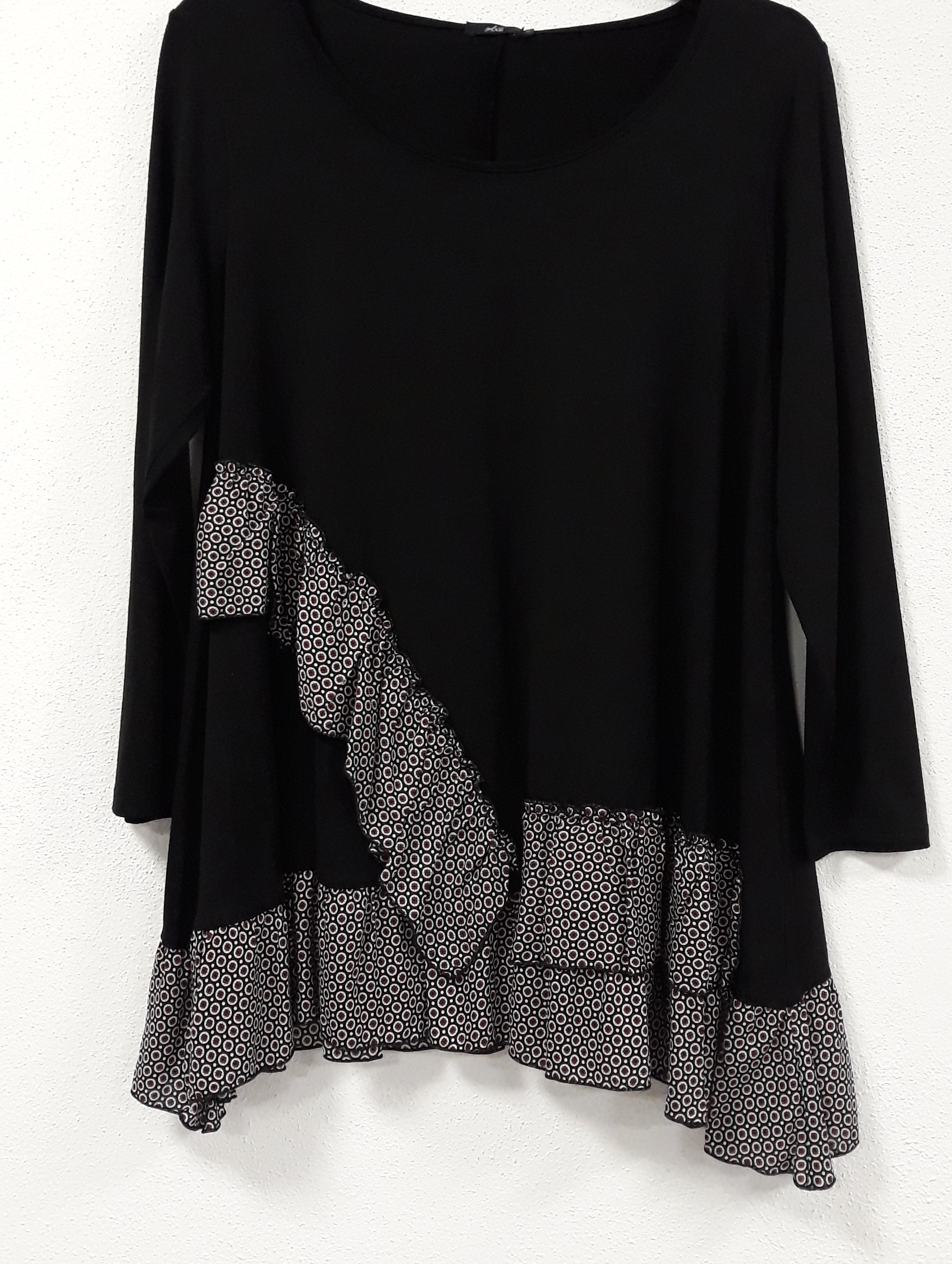 G!oze France: Asymmetrical Ruffles Flared Bubble Tunic (2 Left!)
