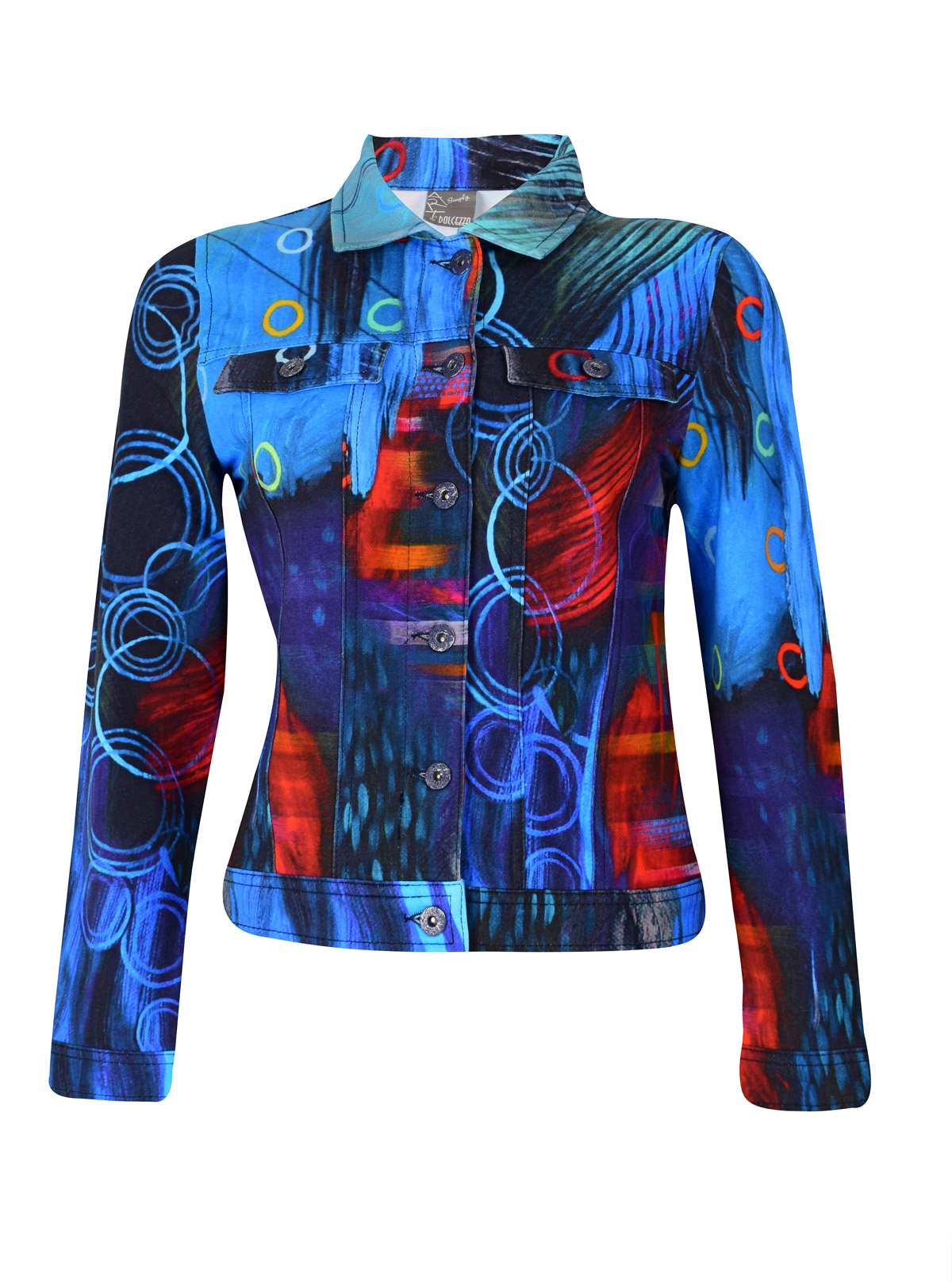 Simply Art Dolcezza: Distilling Colors Of Beauty Abstract Art Jacket SOLD OUT
