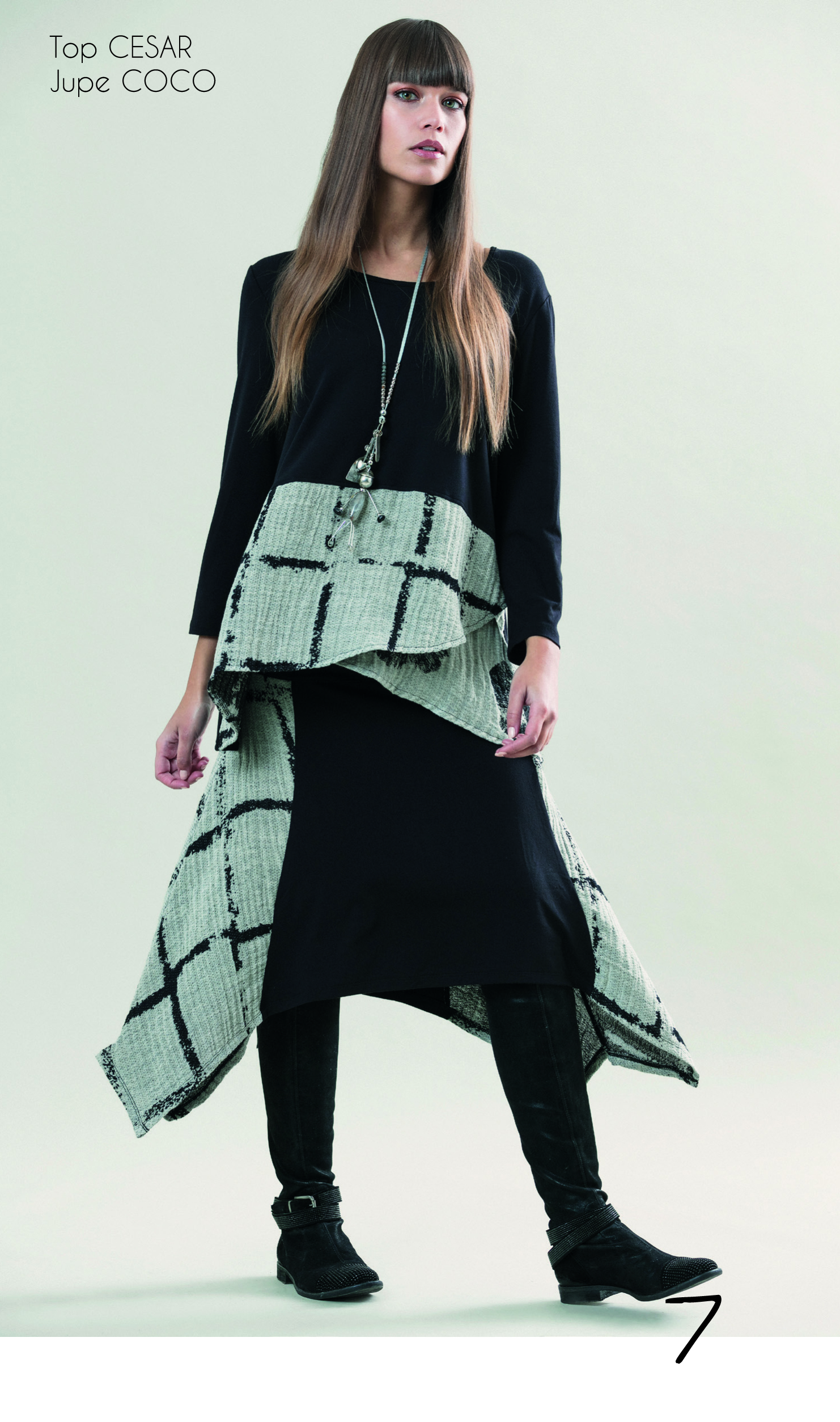 G!oze France: Bubble Rhapsody Asymmetrical Tunic (2 Left!)