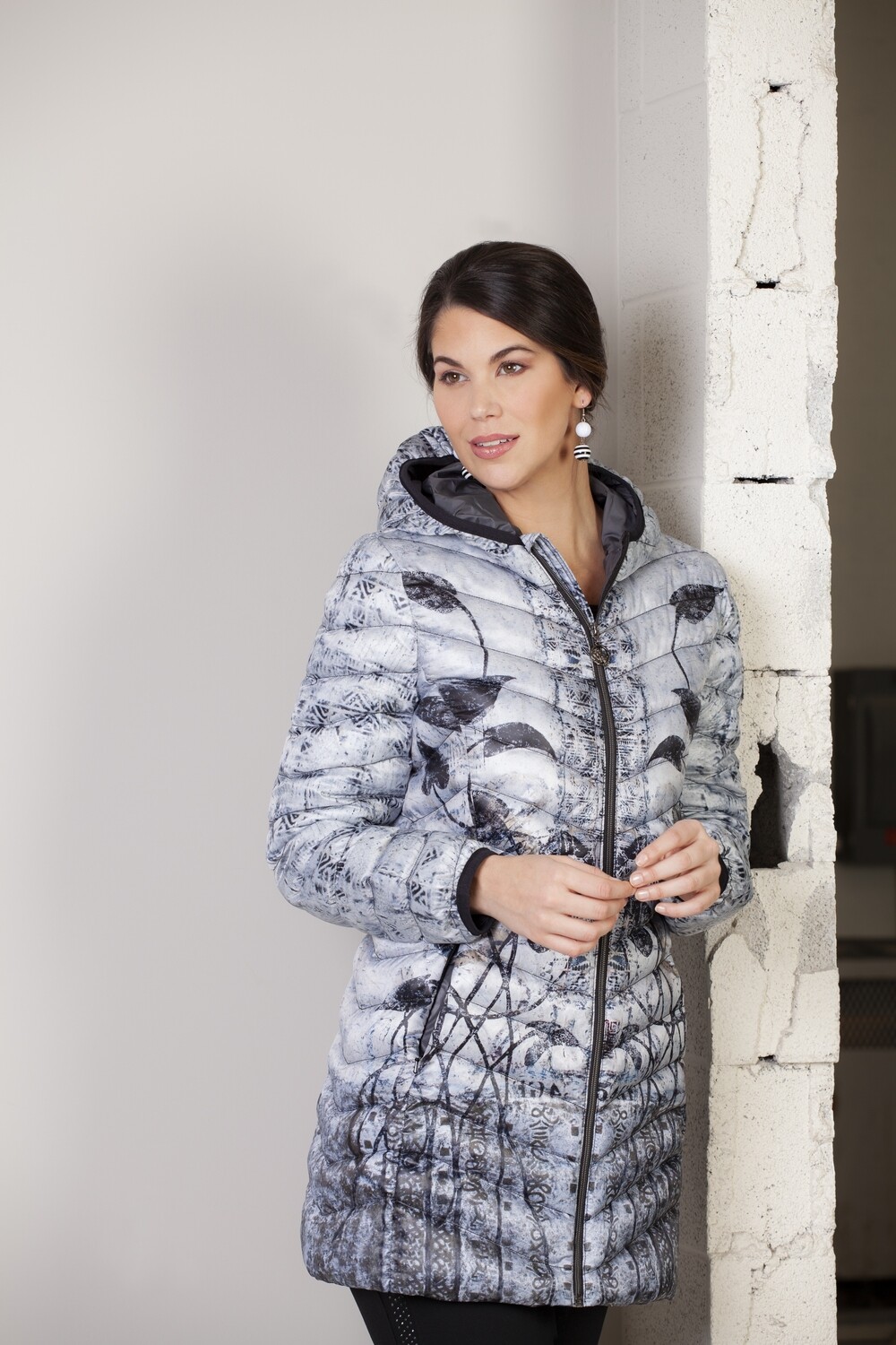 Simply Art Dolcezza: Random Acts Of Petal Beauty Abstract Art Puffer Coat SOLD OUT