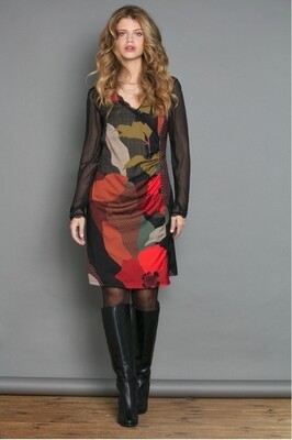 Maloka: My Favorite Flower Ruched Dress (1 Left!)