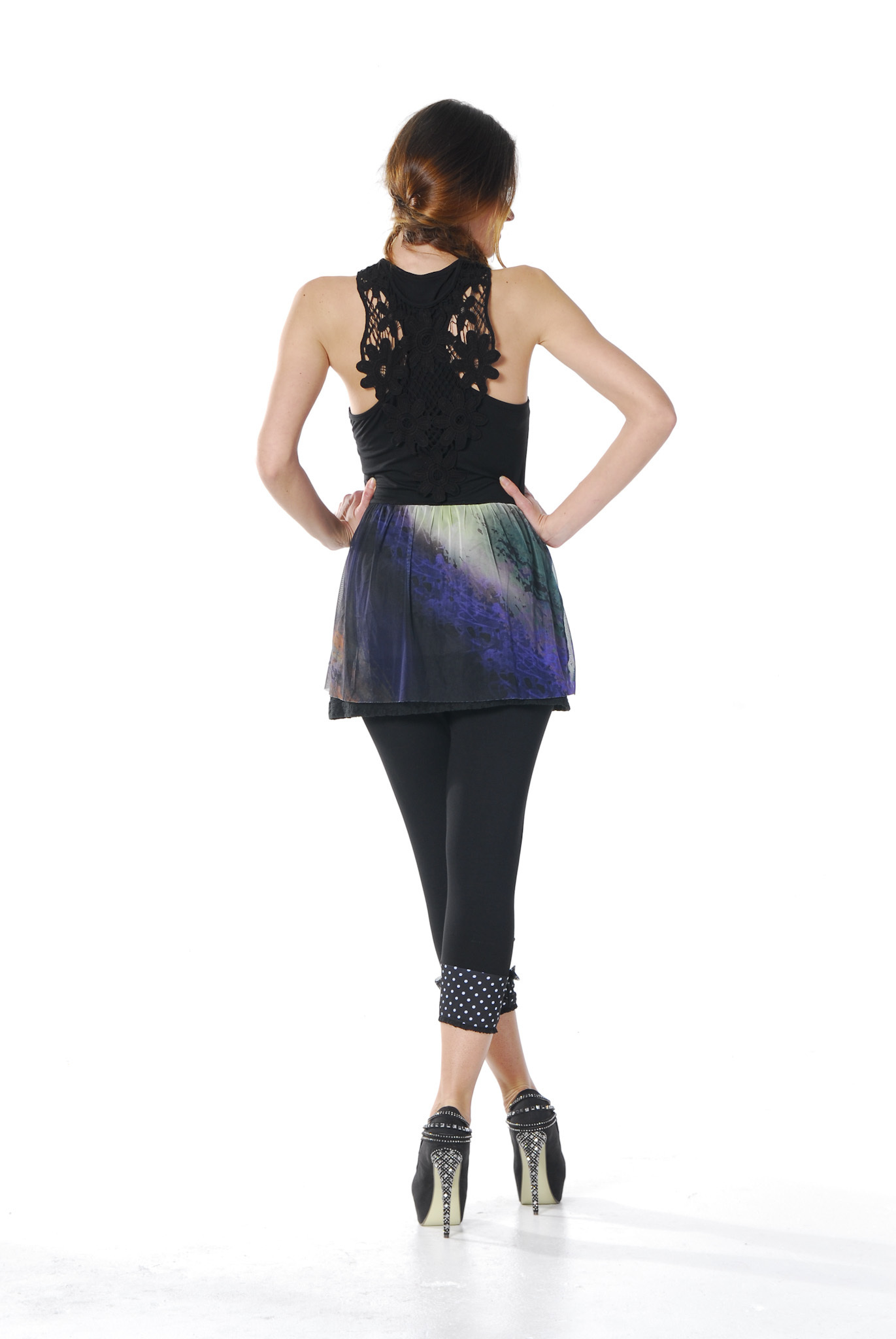 Les Fees Du Vent Couture: Midnight Orchid Tunic