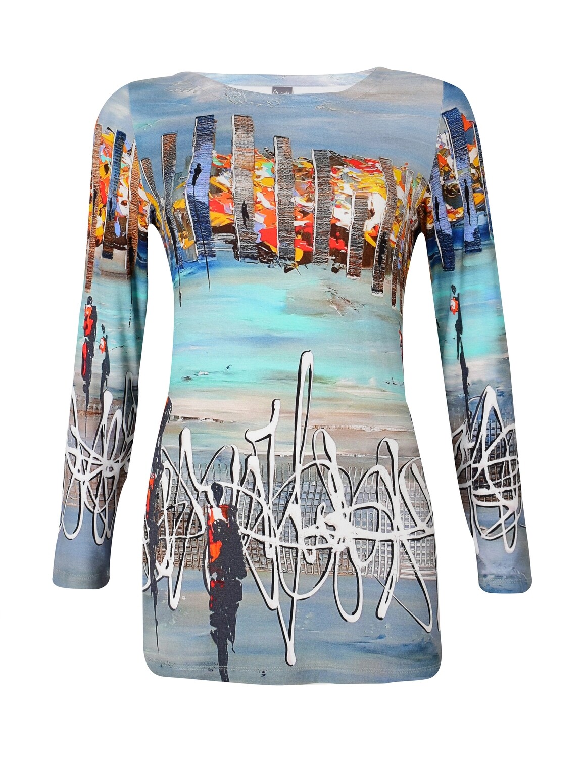 Simply Art Dolcezza: Indeed A Picture Perfect Beach Abstract Art Tunic SOLD OUT