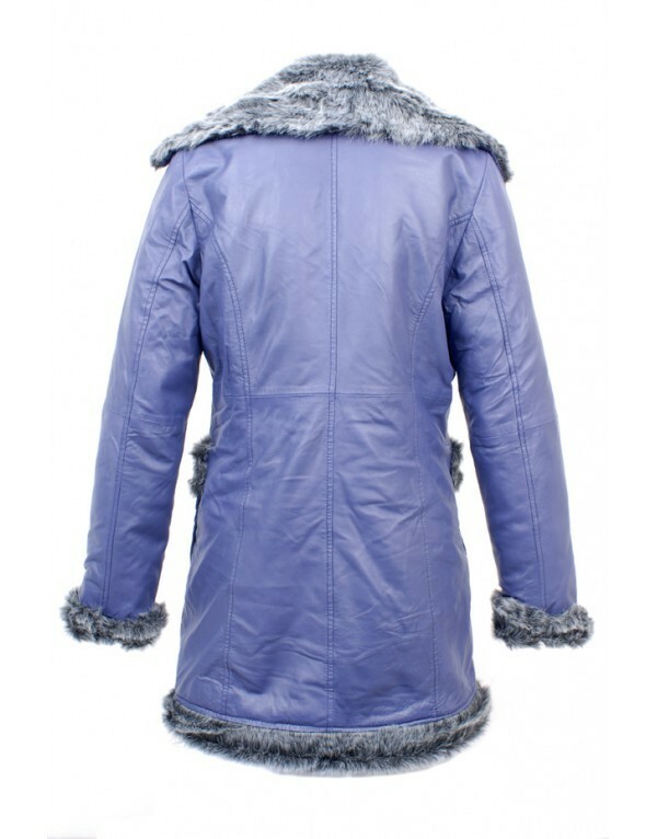 Les Fees Du Vent Couture: Crazy Sexy Genuine Leather Faux Fur Coat (Almost Gone!)