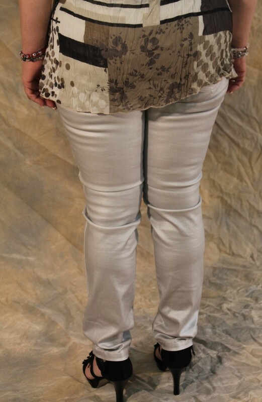 Lauren Vidal Silver Sexy Pant