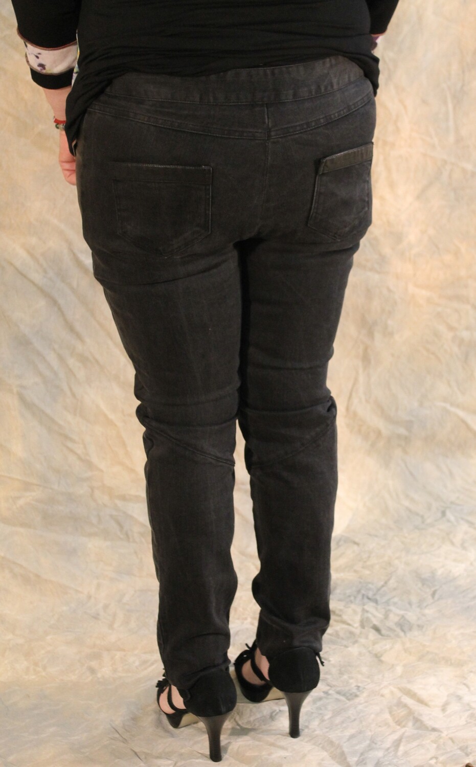Lauren Vidal Luscious Leather Denim Pant