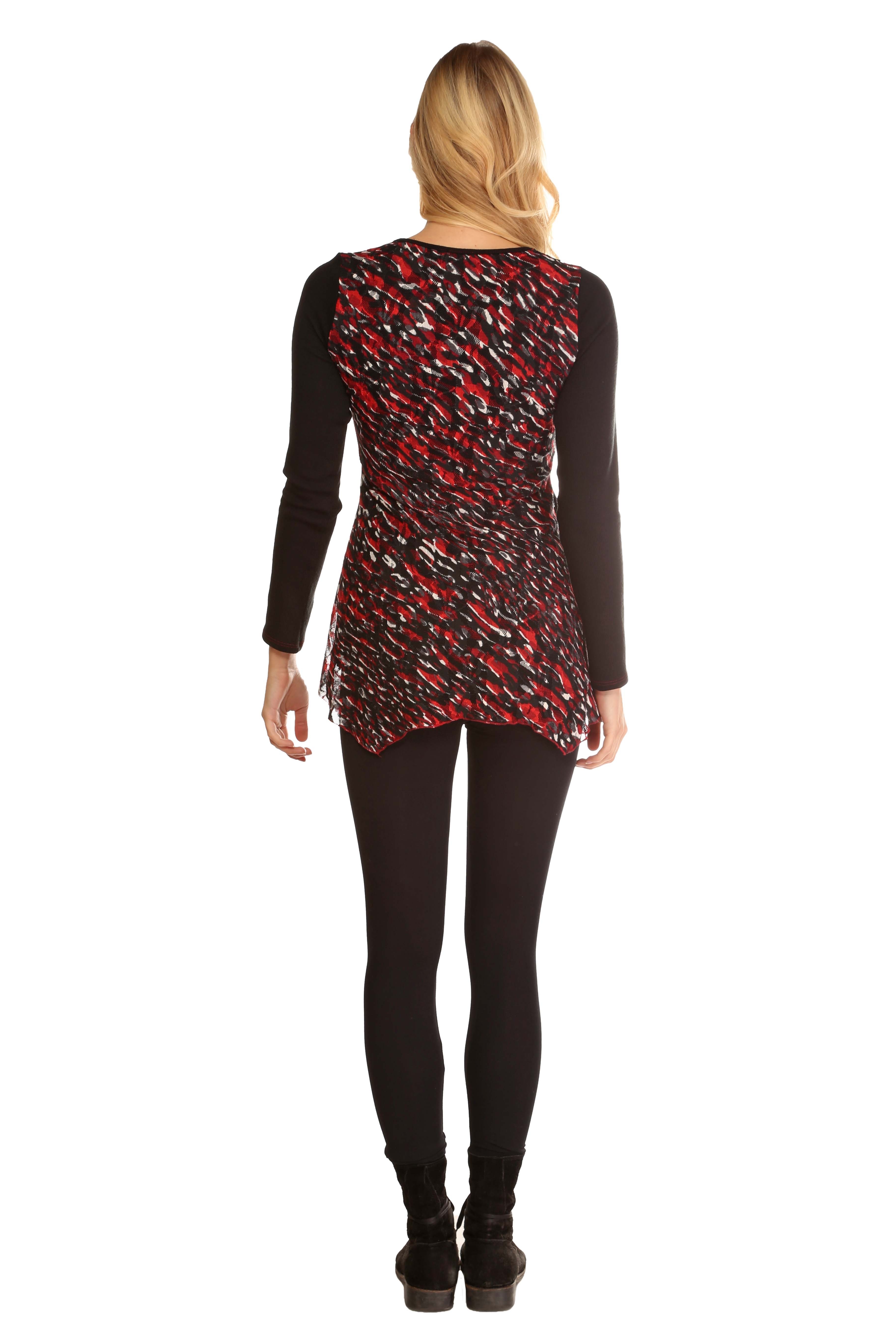 ME Paris: Vegan Leather Rose Tunique