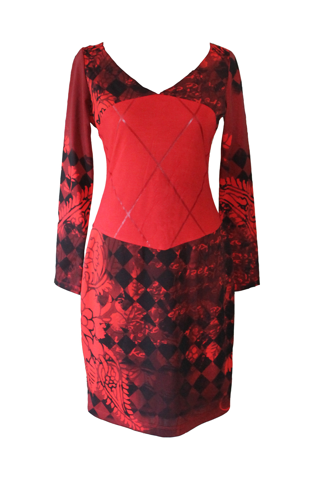 Eroke Italy: Red Hot Diamond Dress (1 Left!)