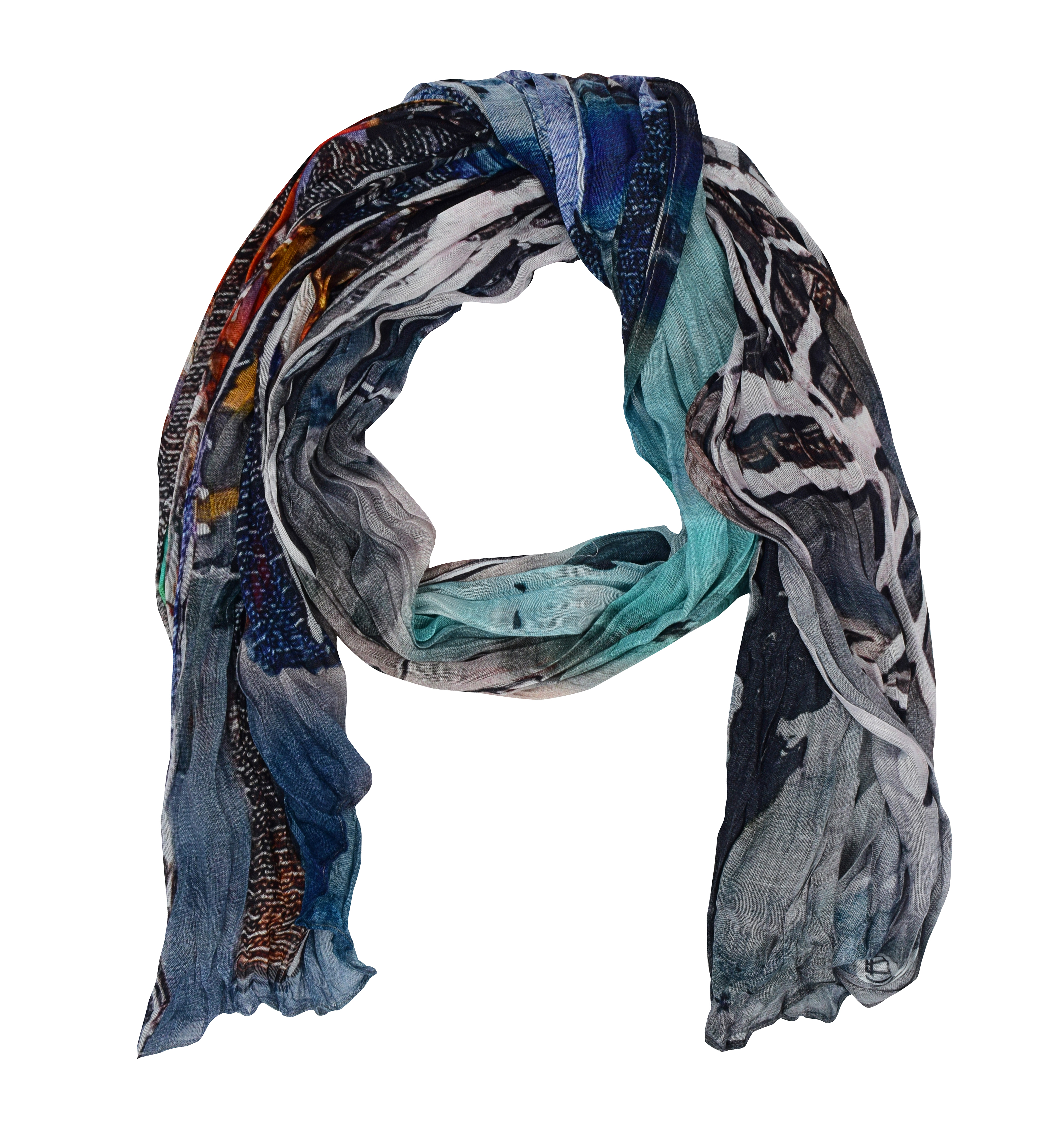 Simply Art Dolcezza: Indeed A Picture Perfect Beach Abstract Art Scarf SOLD OUT