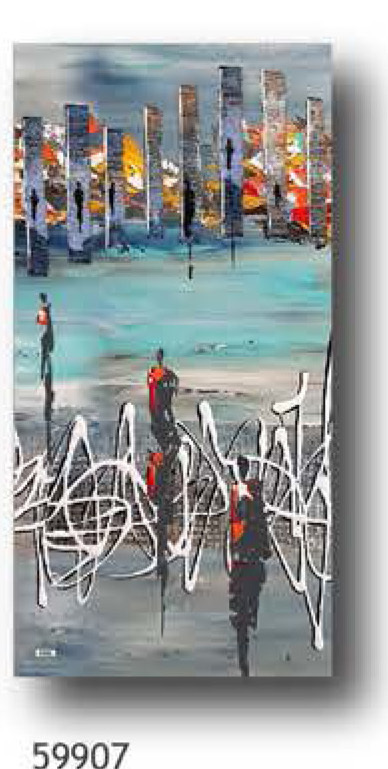 Simply Art Dolcezza: Indeed A Picture Perfect Beach Abstract Art Scarf SOLD OUT