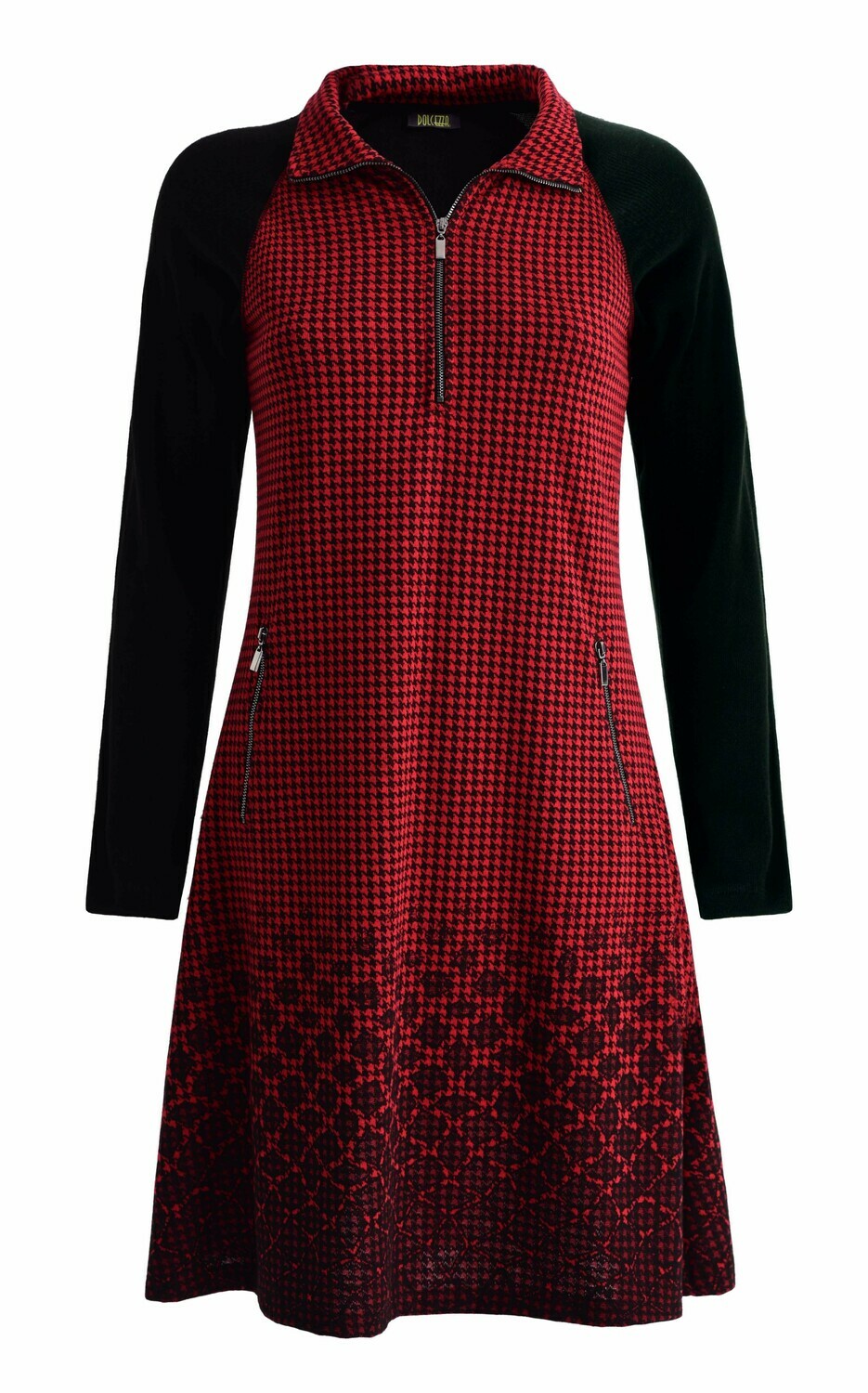 Dolcezza: Checked Petals A-line Dress SOLD OUT