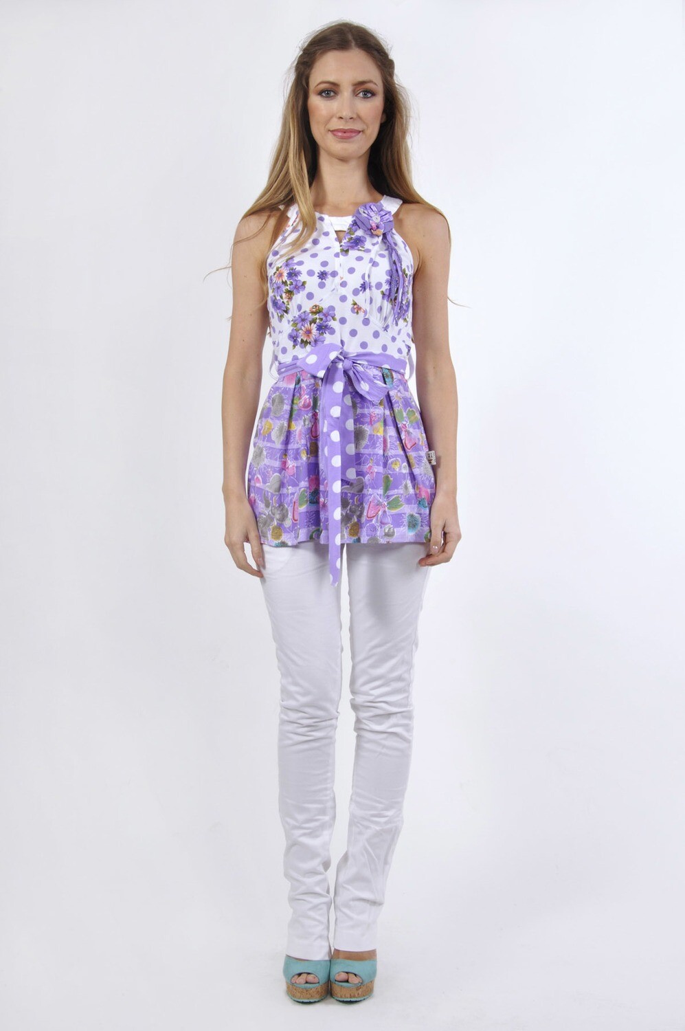 Savage Culture: Flirty Violeta Long Tunic