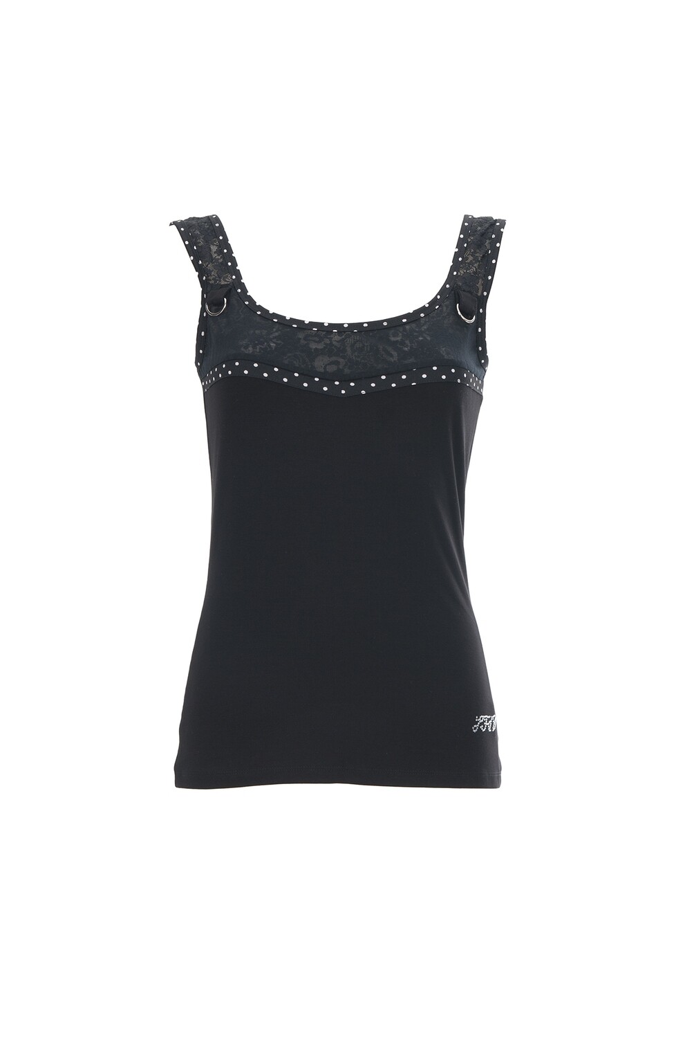 Les Fees Du Vent Couture: Midnight Orchid Lace Top (In Black &amp; White)