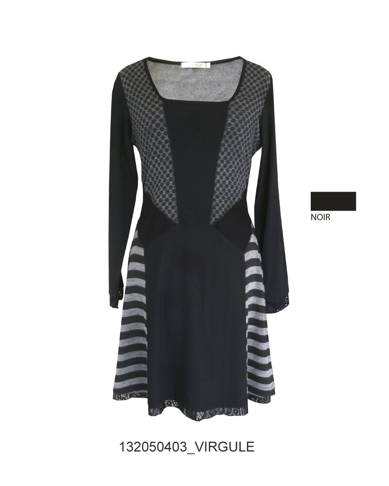 Maloka: Sexy Symmetry &amp; Cashmere Patched Dress SOLD OUT