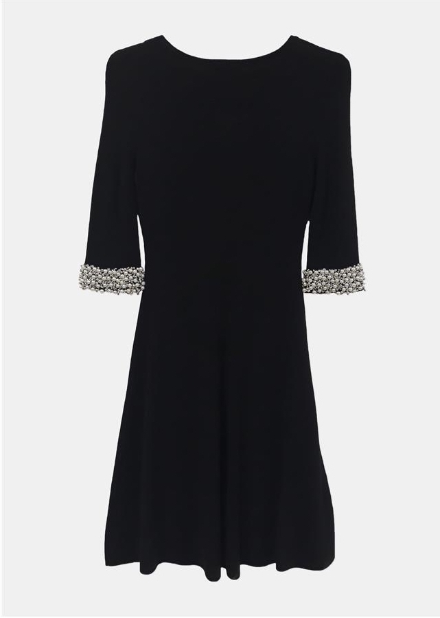 Paul Brial: Pretty In Pearls Princess Midi Dress