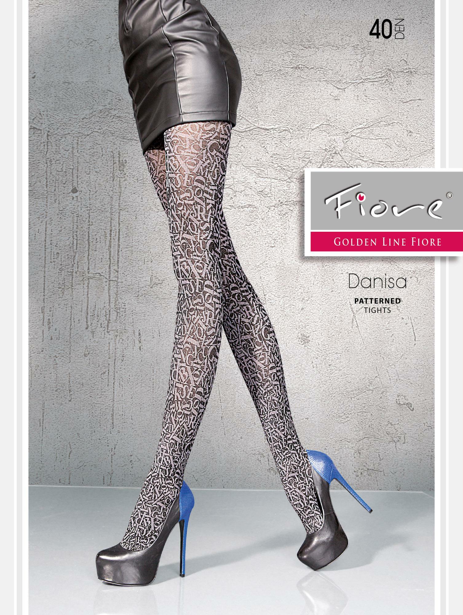 Fiore: Stiletto Thighs Patterned Tights (Few Left!)
