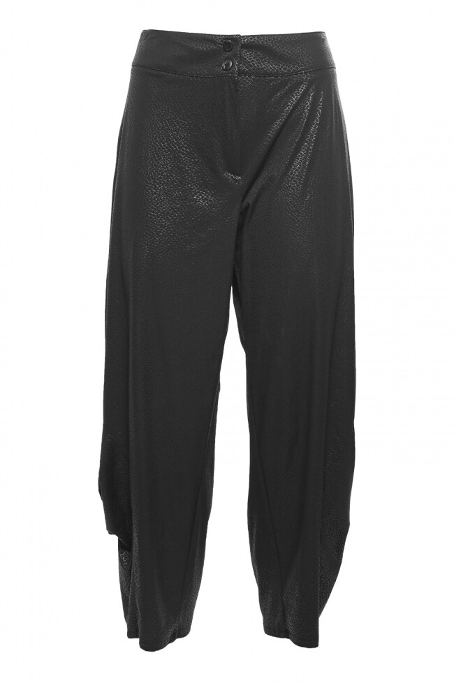 ME Paris: Liquid Leather Sarouel Pant