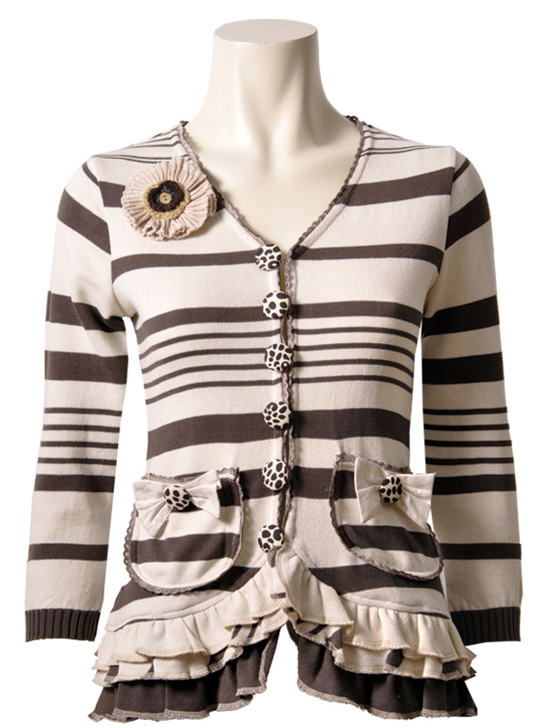 Savage Culture: Bad Girl Rhania Buttons &amp; Bows Top