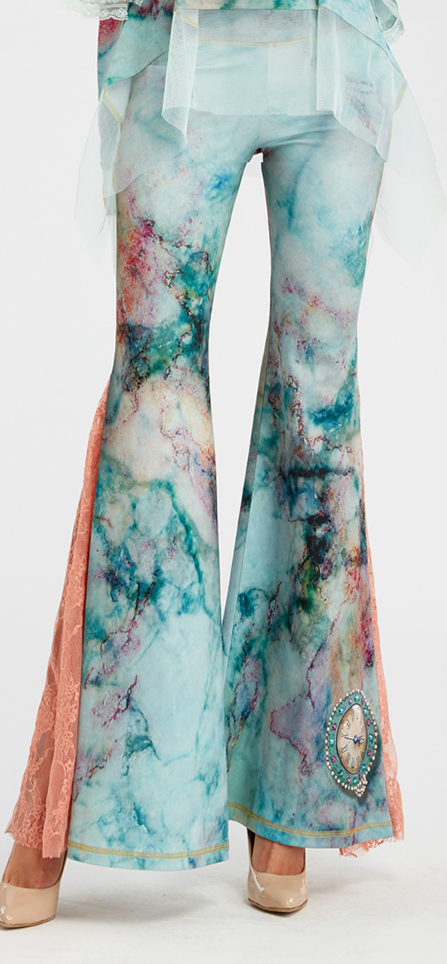 IPNG: Inna Me Rose Reflection Illusion Comfort Pants