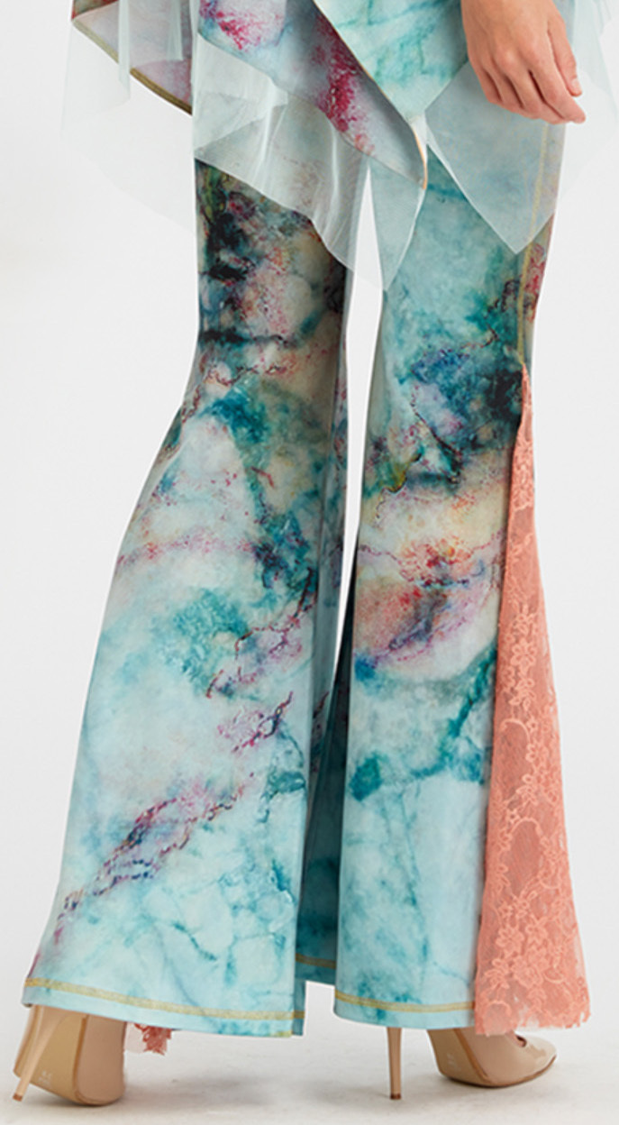 IPNG: Inna Me Rose Reflection Illusion Comfort Pants