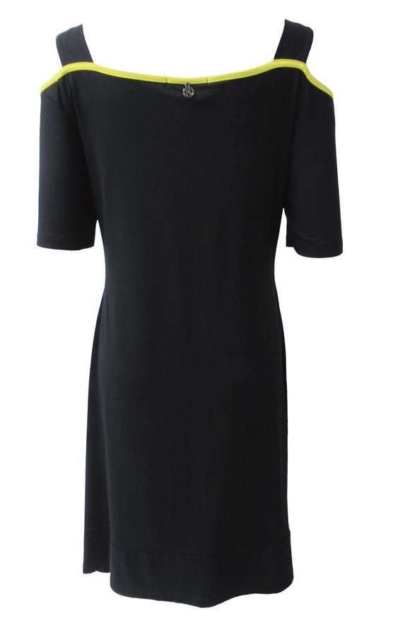 Maloka: Lemon Lime Marble Cold Shoulder Dress/Tunic (2 Left!)