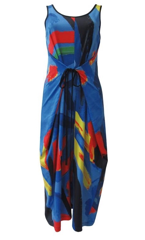 Maloka: Colors Of Picasso's Gypsy Beauty Abstract Art Jumpsuit/Sundress (Few Left!)