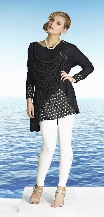 Dzhavael Couture: Asymmetrical Chopped Tunic SOLD OUT
