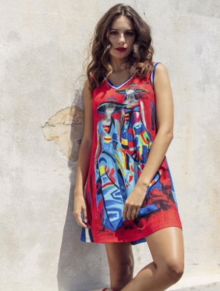 Maloka: Colors Of Picasso's Gypsy Beauty Abstract Art Tunic/Dress (More Arrived!)
