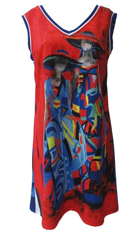 Maloka: Colors Of Picasso's Gypsy Beauty Abstract Art Tunic/Dress (More Arrived!)