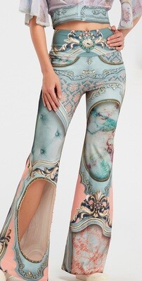 IPNG: Inna Me Royal Rose Cupboard Diamond Illusion Flare Pant (Some Ship immed!)