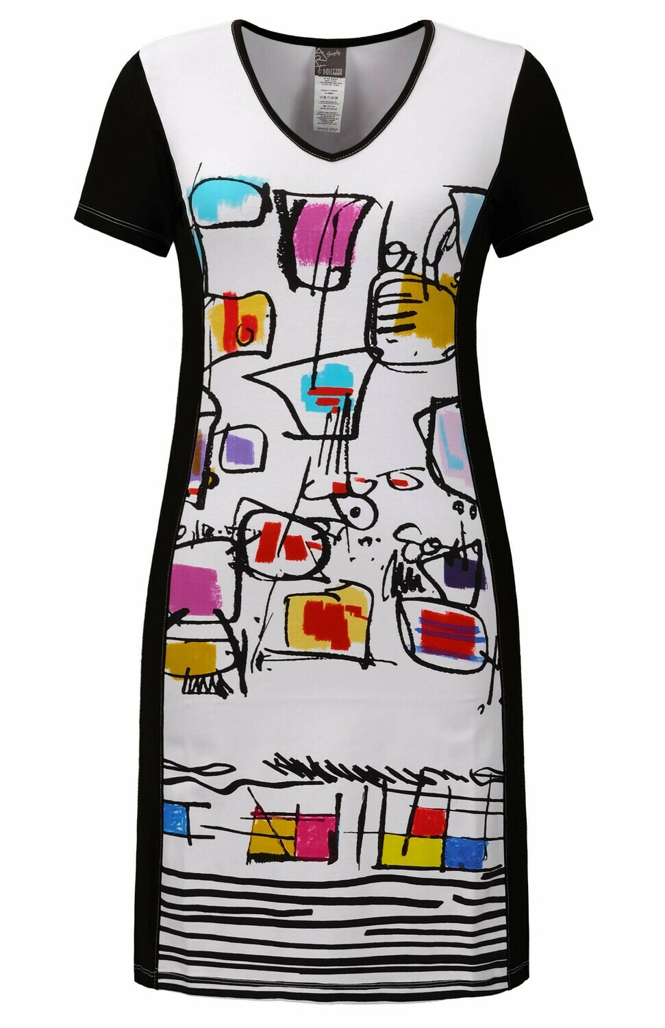 Simply Art Dolcezza: Medieval Ribbons of Etagere & Miss Eze Abstract Art Dress/Tunic (1 Left!)