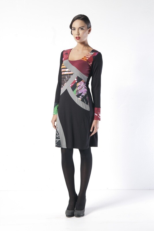 Les Fees Du Vent Couture: Explosion of Color Dress