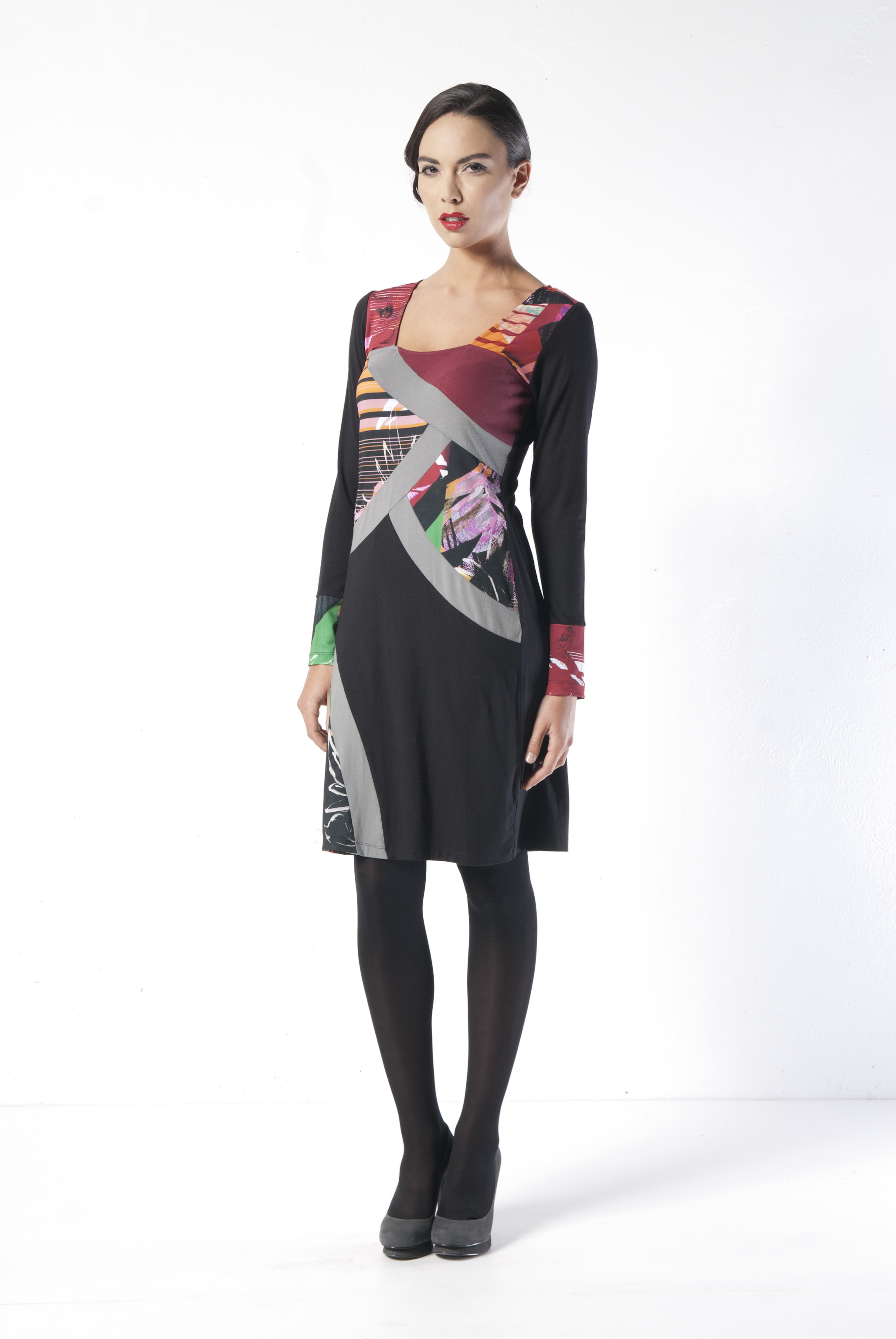 Les Fees Du Vent Couture: Explosion of Color Dress