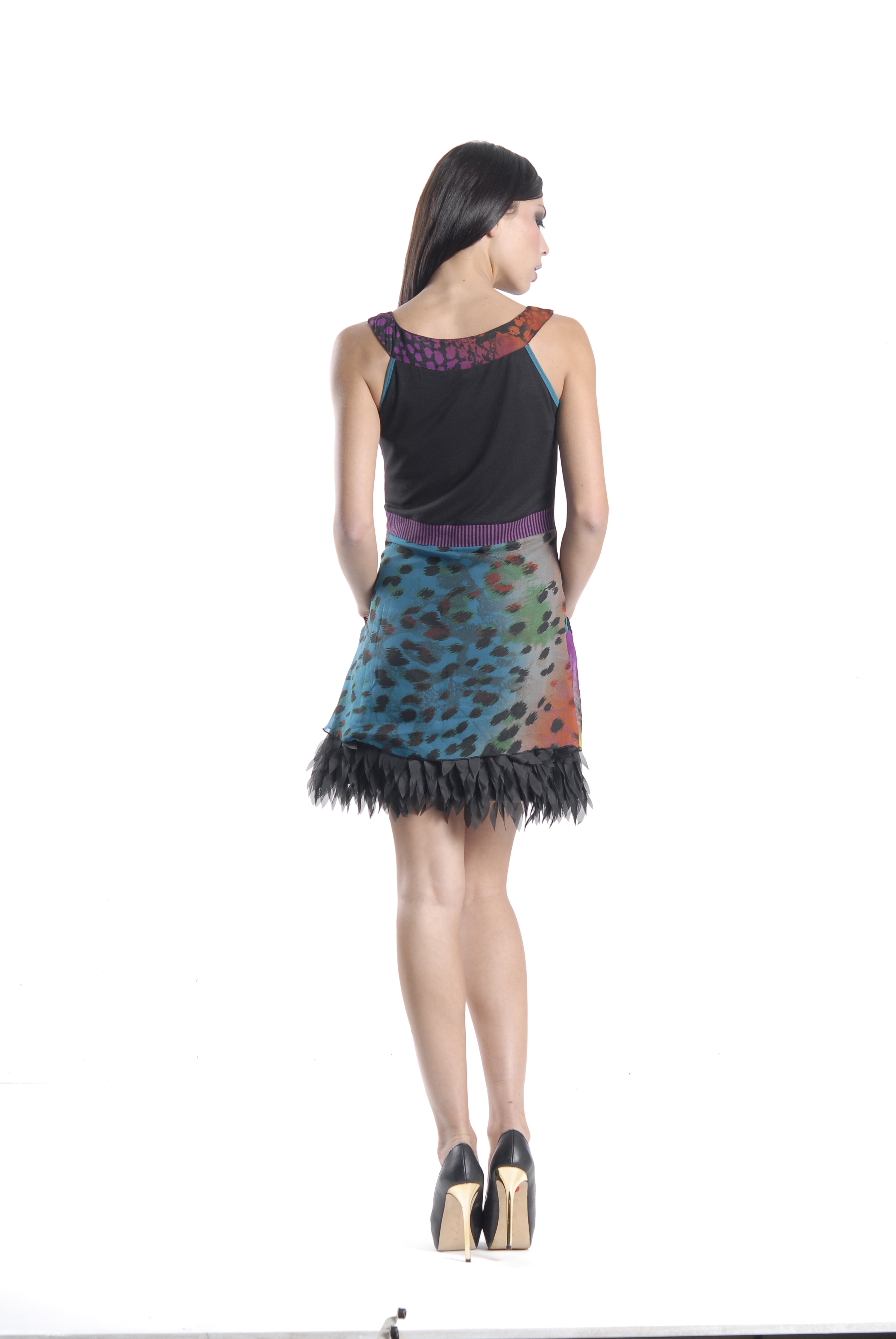 Les Fees Du Vent Feminine Feather Dress