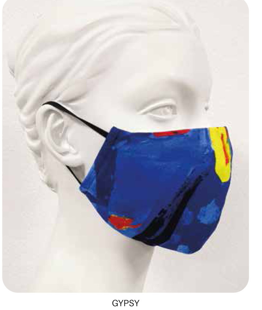 Maloka: Colors Of Picasso's Gypsy Beauty Abstract Art Protective Masks 1, 2 & 3-Pack (More Colors, With Filter!)
