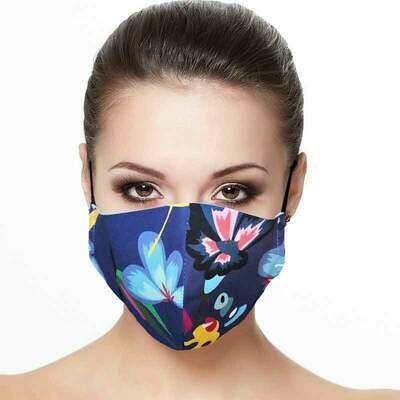 Maloka: Monet Flower Garden Abstract Art Protective Masks 1, 2 & 3-Pack (With Filter!)