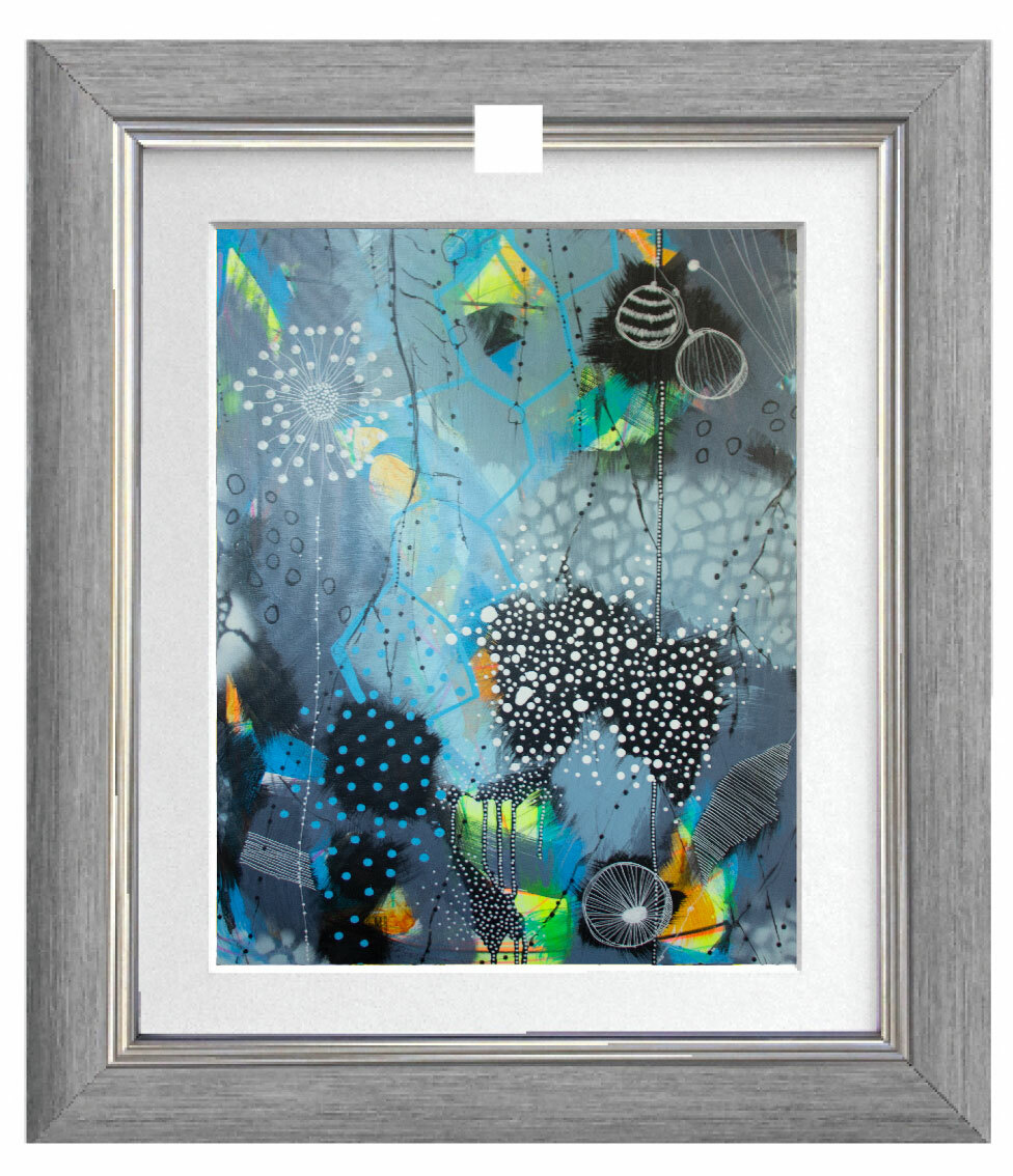 Simply Art Dolcezza: The Love of Blue Happiness Abstract Art Zip Jacket SOLD OUT