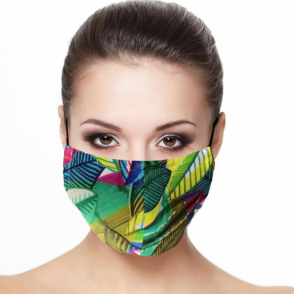 Maloka: Colors Of Picasso's Gypsy Beauty Abstract Art Protective Masks 1, 2 & 3-Pack (More Colors, With Filter!) MK_MASK_N1