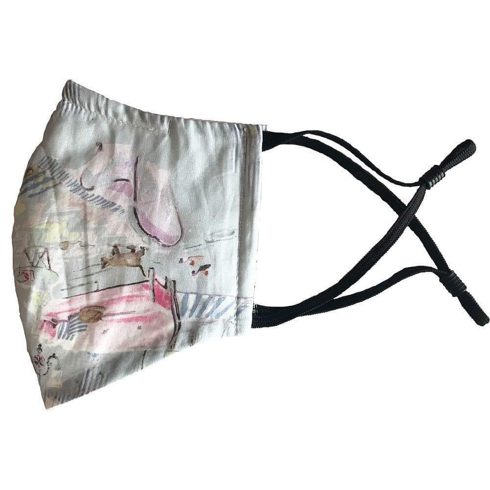 Maloka: Colors Of Picasso's Gypsy Beauty Abstract Art Protective Masks 1, 2 & 3-Pack (More Colors, With Filter!)