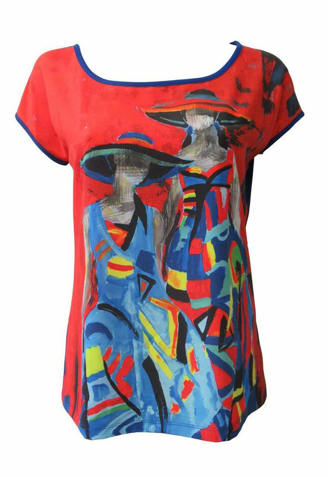 Maloka: Colors Of Picasso's Gypsy Beauty Abstract Art T-shirt (2 Left!) MK_GLORIE_N