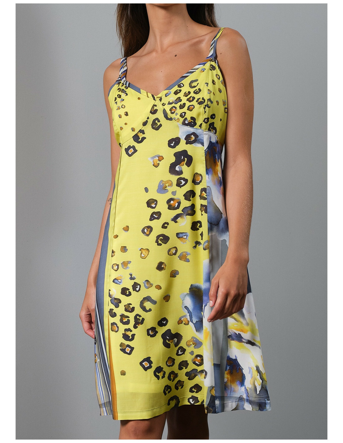 Paul Brial: Wild Lily Under The Sun Sweetheart Midi Dress (1 Left!)