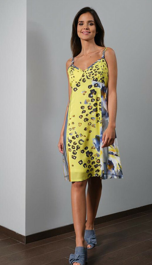 Paul Brial: Wild Lily Under The Sun Sweetheart Midi Dress (1 Left!) PB_FERIA_N