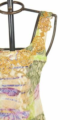 Save The Queen: Purple Rose Crystal Lace Dress SOLD OUT