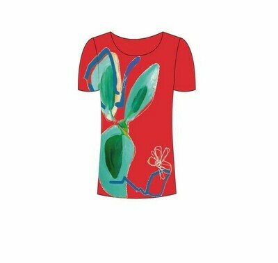 Paul Brial: Hawaiian Flower Beauty Abstract Art T-Shirt Paul Brial: Hawaiian Flower Beauty Abstract Art T-Shirt