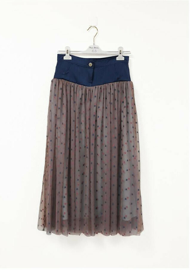 Paul Brial: Confetti High Waisted Midi Skirt