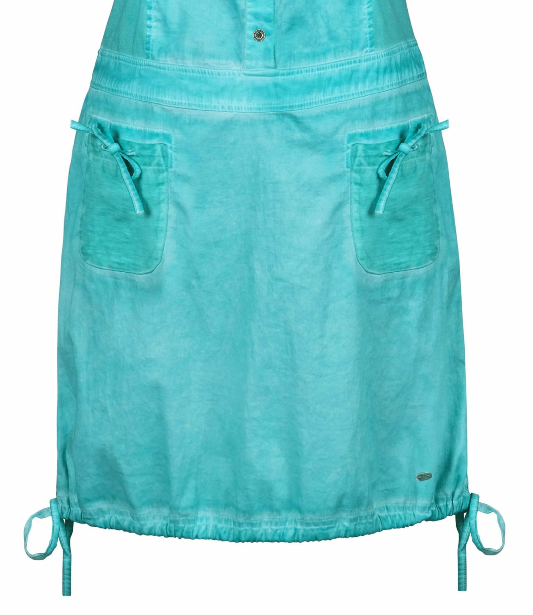 Dolcezza: Tropical Island Tied Hem Cotton Stretch Dress (1 Left!)